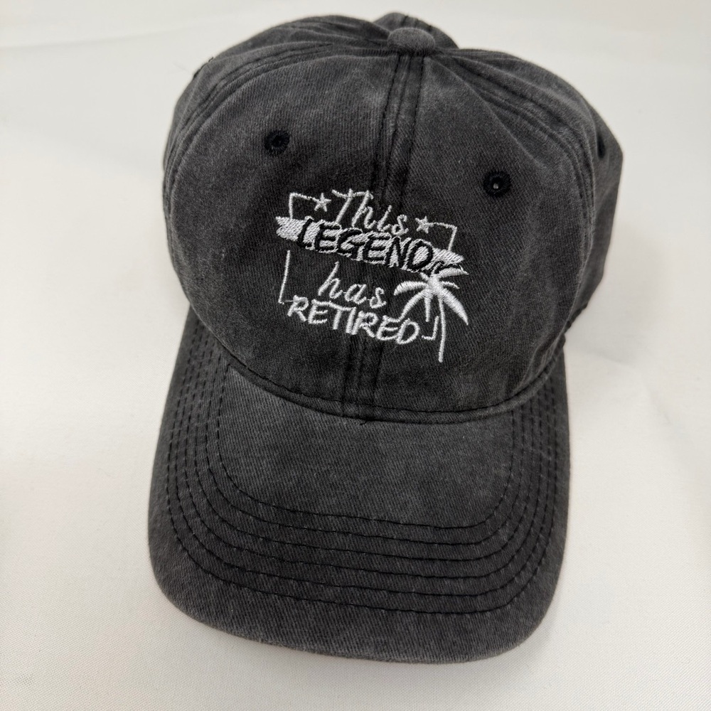 NEW “THIS LEGEND HAS RETIRED” HAT CAP - Picture 7 of 8